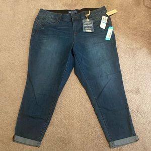NWT Democracy Ab-solution Cuffed Skinny Jeans Size 20W